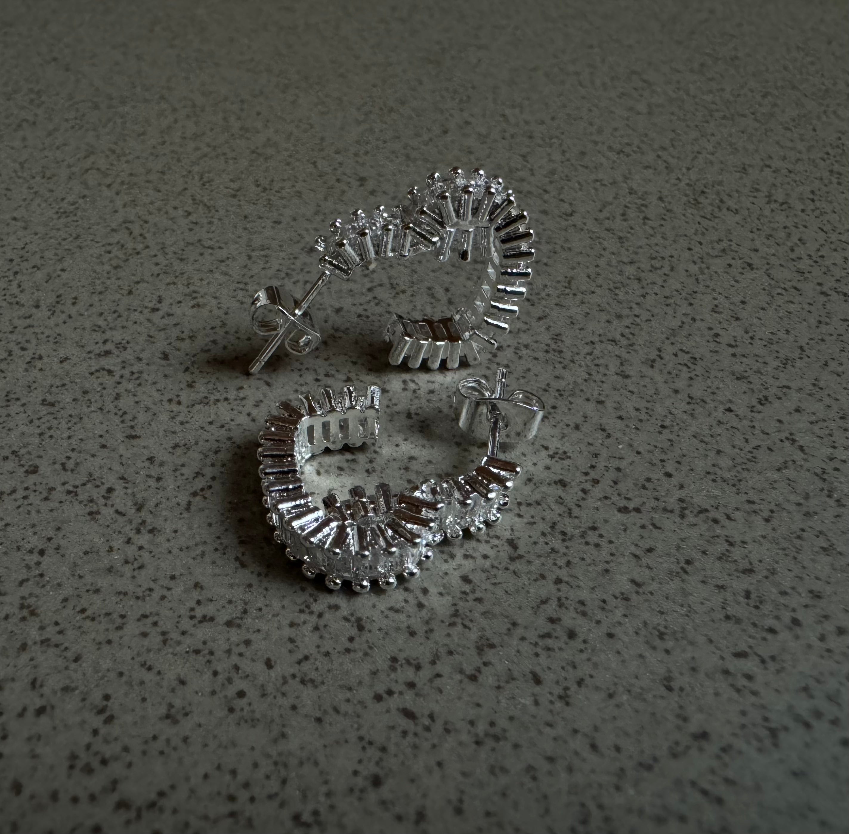 Herz Creolen I Ohrringe I Herz Ohrringe I Gold & Silber I wasserfest & nickelfrei