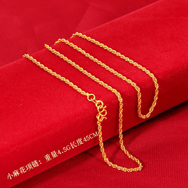 Hochwertige Halsketten aus 14 Karat Gold für Damen