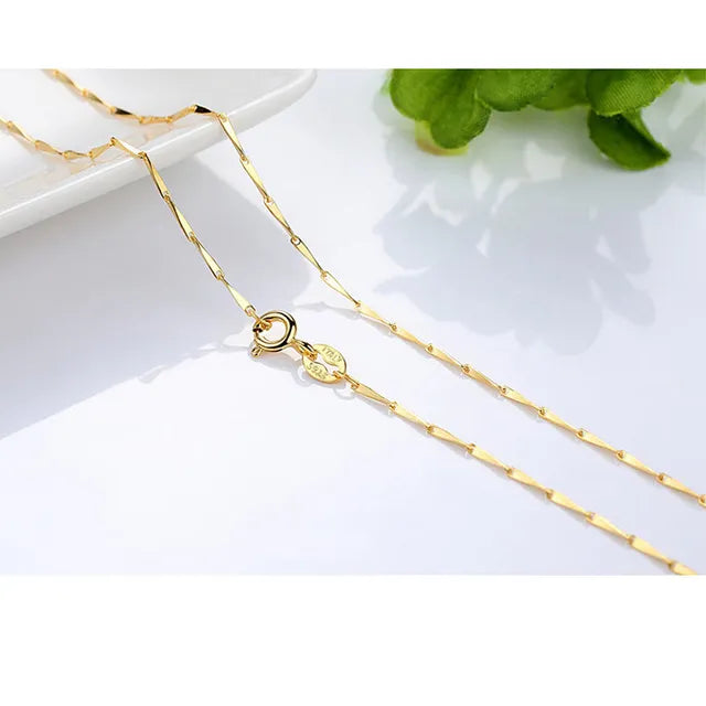 Hochwertige Halsketten aus 14 Karat Gold für Damen