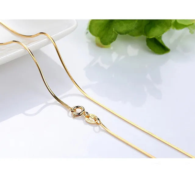 Hochwertige Halsketten aus 14 Karat Gold für Damen