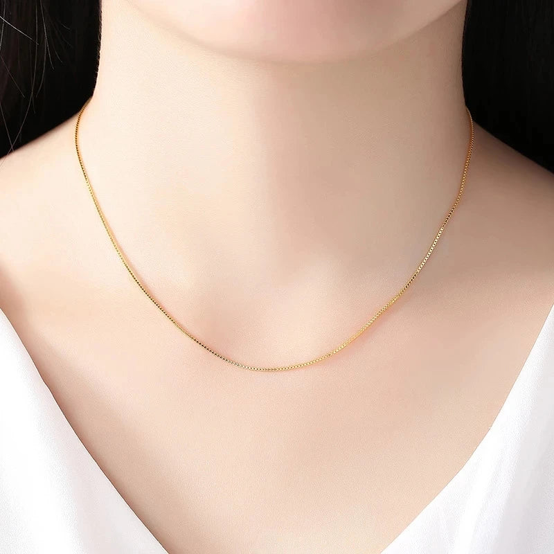 Hochwertige Halsketten aus 14 Karat Gold für Damen