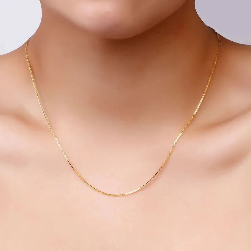 Hochwertige Halsketten aus 14 Karat Gold für Damen