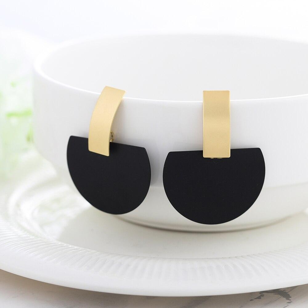 Geometrischer Stil Lang Hängende Drop Ohrringe Sommersammlung