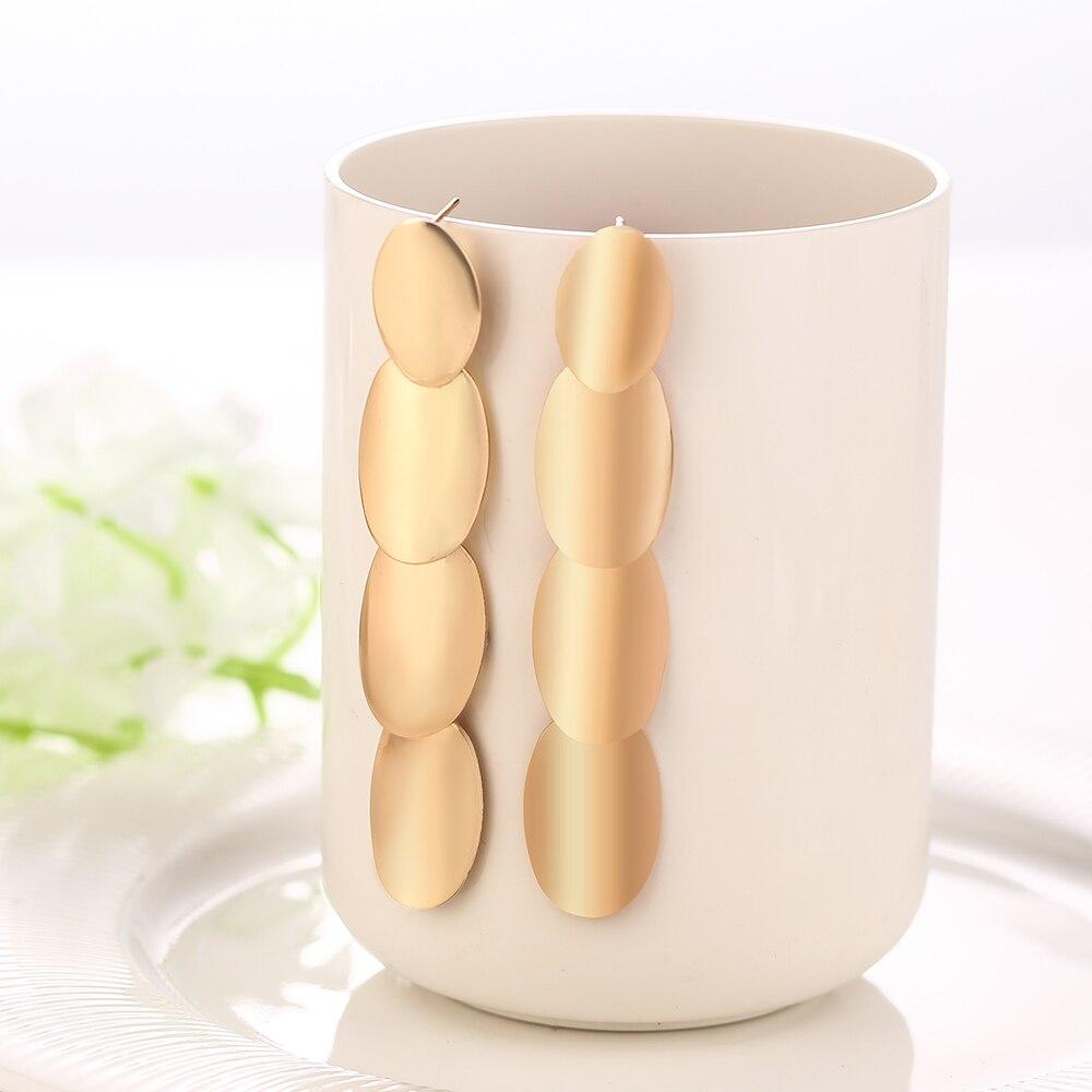 Geometrischer Stil Lang Hängende Drop Ohrringe Sommersammlung