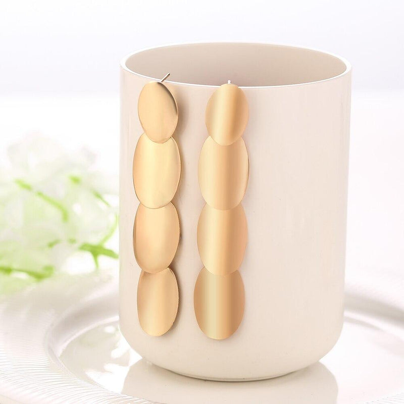 Geometrischer Stil Lang Hängende Drop Ohrringe Sommersammlung