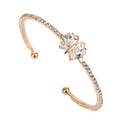 Glitzernder Schmetterling Strass Charm Manschetten Armbänder