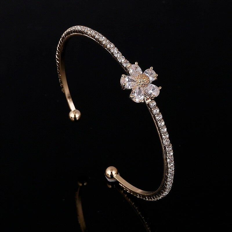 Glitzernder Schmetterling Strass Charm Manschetten Armbänder