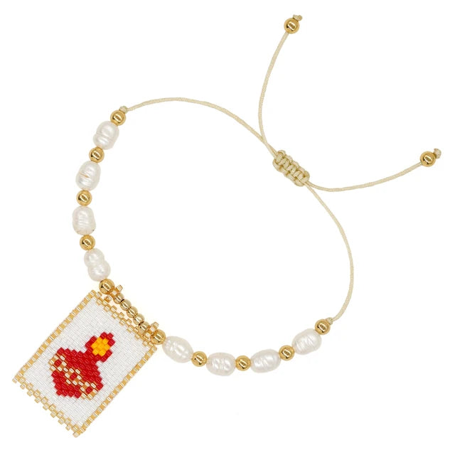 Boho Miyuki Charm Armbänder mit Süßwasserperlen - Handgefertigter Modeschmuck für Frauen zu jedem Anlass