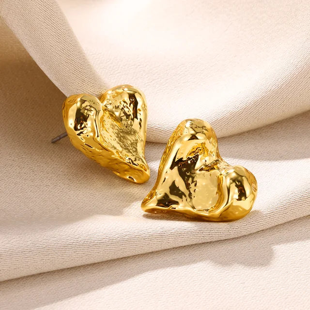 Goldene Ohrringe für Frauen - Bogenstift-Nagelohrring, modischer süßer Schmuck, Ohrpiercing-Accessoires, Weihnachtsgeschenk Aretes