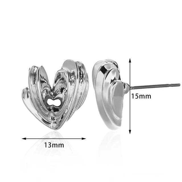 Goldene Ohrringe für Frauen - Bogenstift-Nagelohrring, modischer süßer Schmuck, Ohrpiercing-Accessoires, Weihnachtsgeschenk Aretes