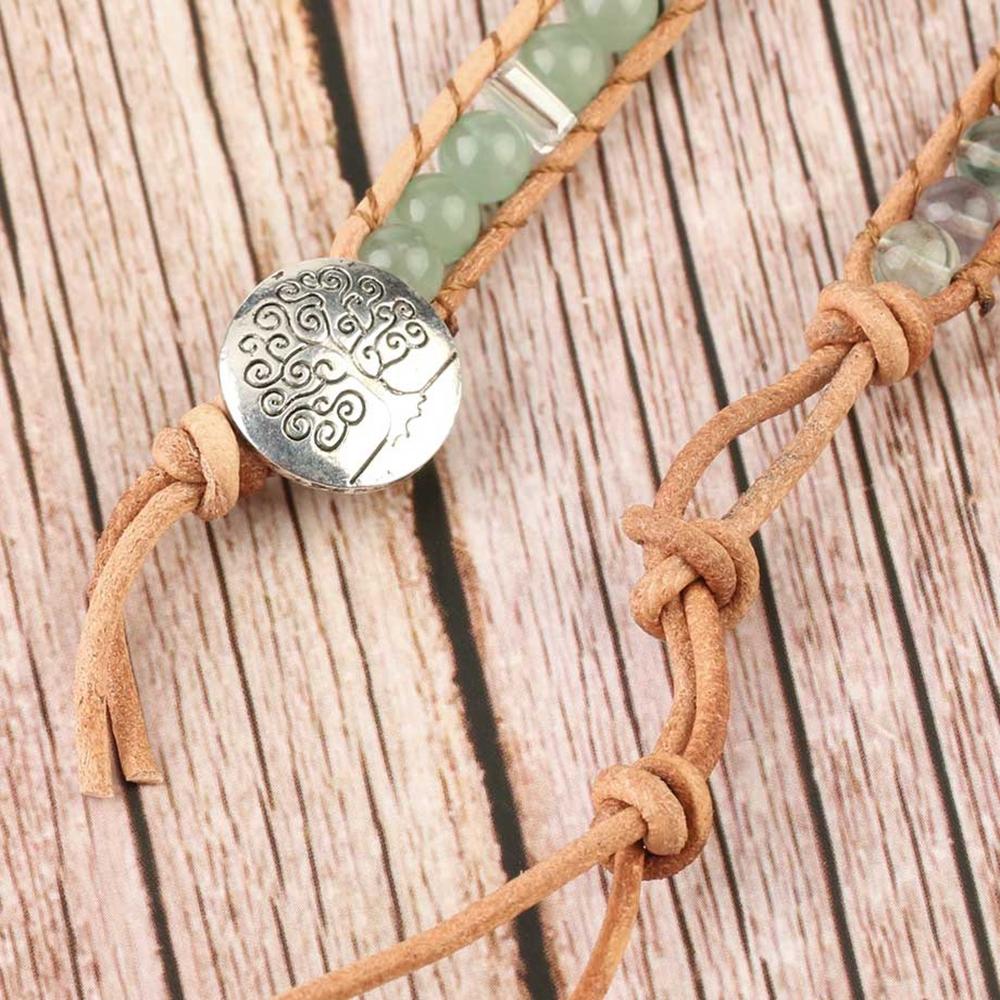 Grüne Vibe Bohemian Multi Layer Armband