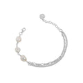 Lisse Naturperlenarmband