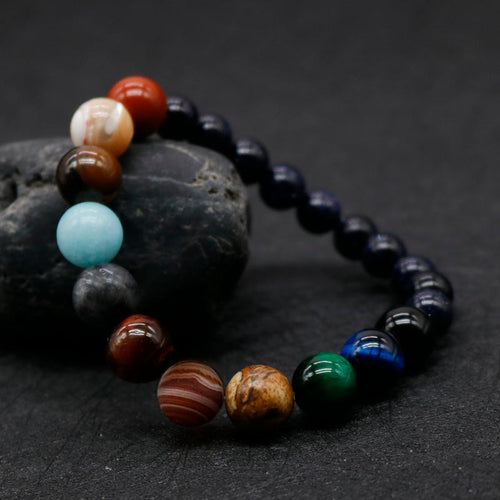 8 Planeten Universum Armband