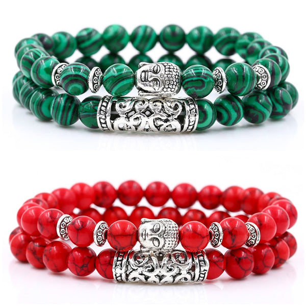 Buddha-Kopf-Charm-Armband