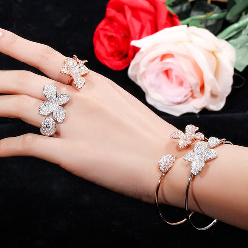 Armband mit Orchideenblüten