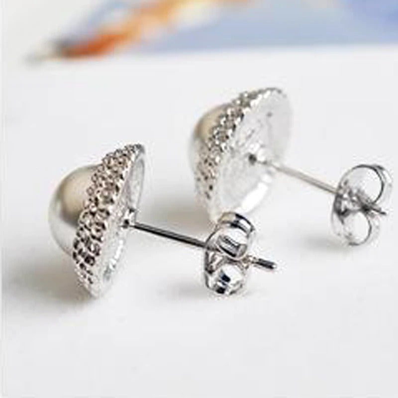 High End Classic Fashion Double Pearl Stud Ohrringe