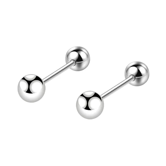 Hochwertiger 925 Sterling Silber Schmuck für Damen - Neue modische quadratische Stern Ohrstecker XY0234