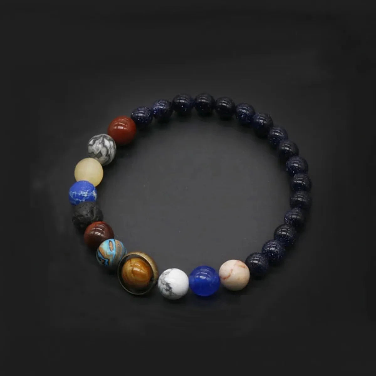 Beliebtes Armband mit kosmischem Sonnensystem - Handgemachter Schmuck für Paare und Freunde