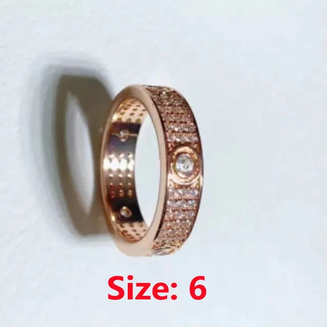 Elegantes Armband für Damen mit Zirkonia und Edelstahlvergoldung in 18 Karat Gold | Silberringe aus S925 Silber | Schmuckgeschenk