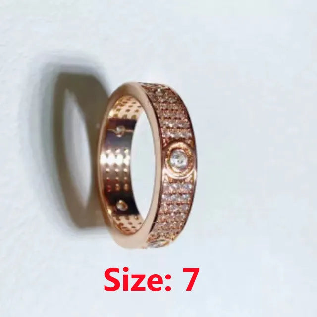 Elegantes Armband für Damen mit Zirkonia und Edelstahlvergoldung in 18 Karat Gold | Silberringe aus S925 Silber | Schmuckgeschenk