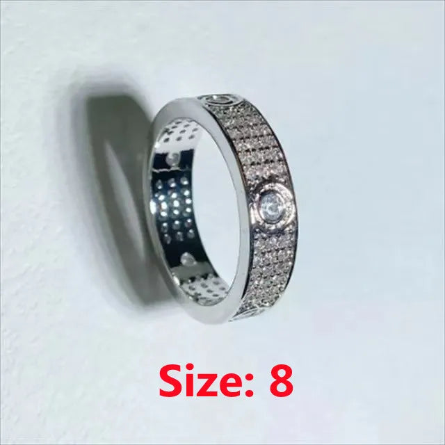 Elegantes Armband für Damen mit Zirkonia und Edelstahlvergoldung in 18 Karat Gold | Silberringe aus S925 Silber | Schmuckgeschenk