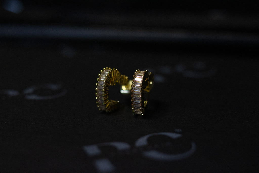 Herz Creolen I Ohrringe I Herz Ohrringe I Gold & Silber I wasserfest & nickelfrei