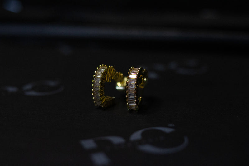 Herz Creolen I Ohrringe I Herz Ohrringe I Gold & Silber I wasserfest & nickelfrei