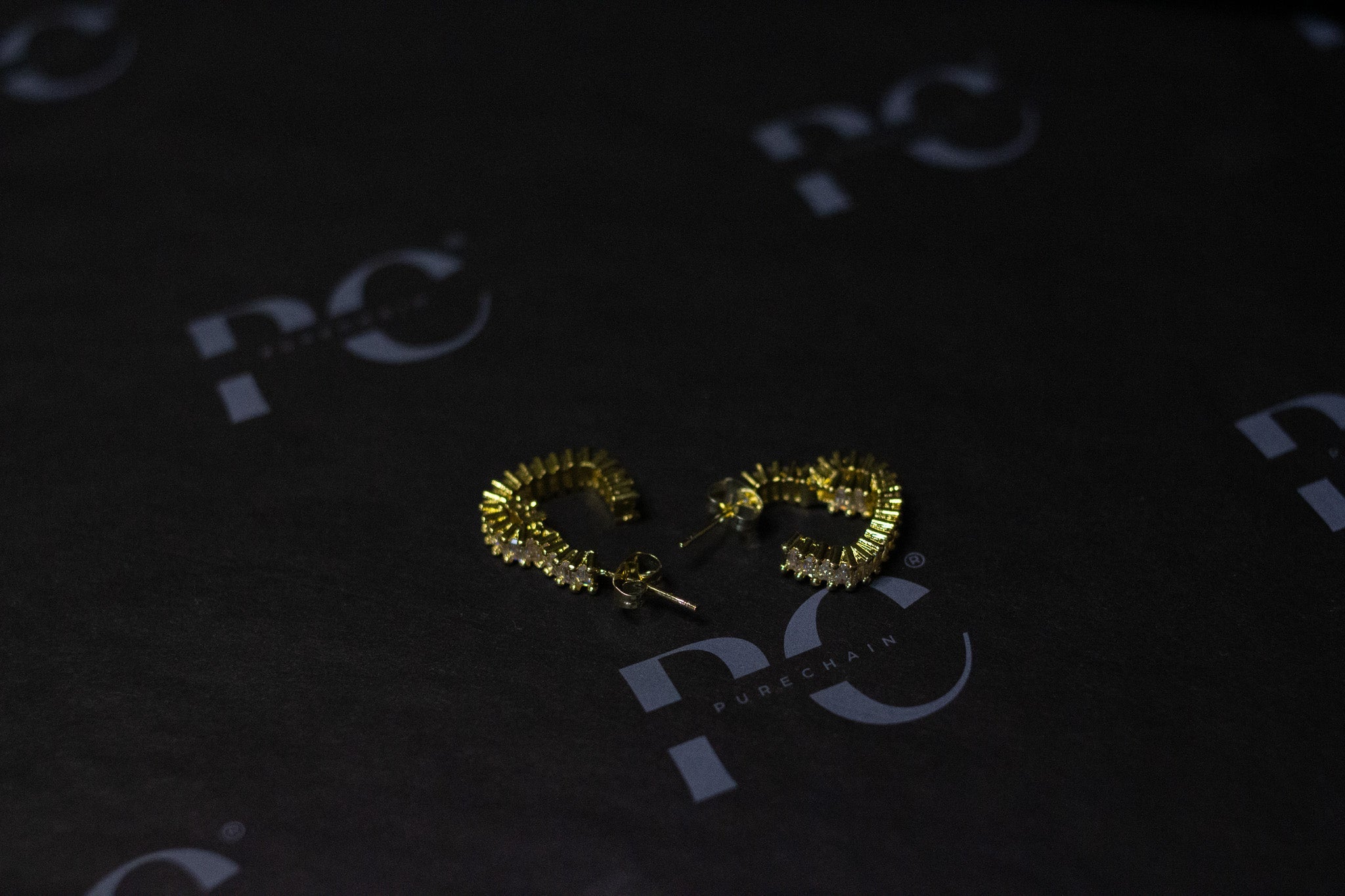 Herz Creolen I Ohrringe I Herz Ohrringe I Gold & Silber I wasserfest & nickelfrei