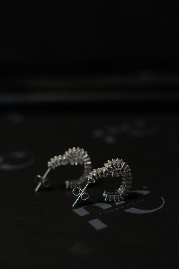 Herz Creolen I Ohrringe I Herz Ohrringe I Gold & Silber I wasserfest & nickelfrei