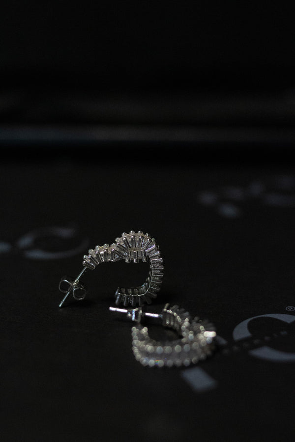 Herz Creolen I Ohrringe I Herz Ohrringe I Gold & Silber I wasserfest & nickelfrei