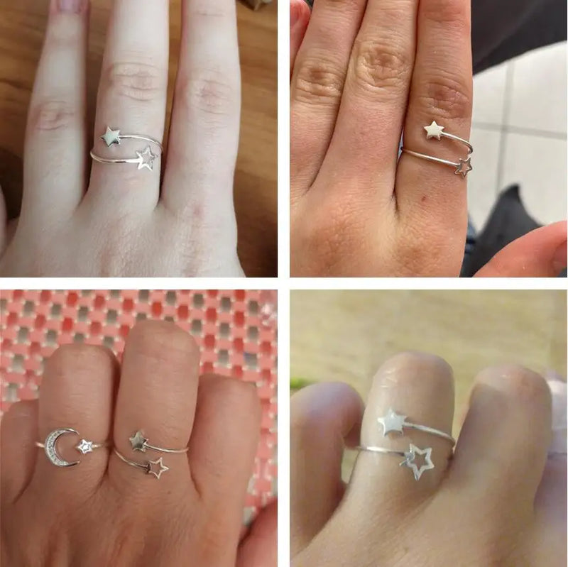 Hochwertiger 925 Sterling Silber Ring Estrella Accessoires
