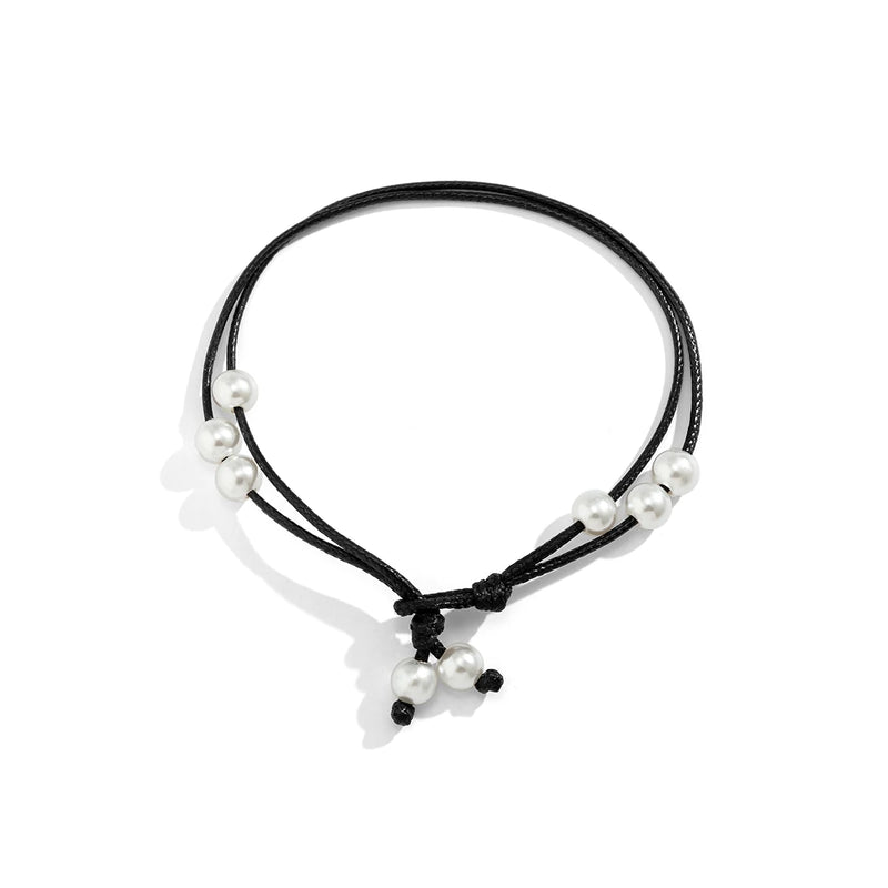 Boho Fashion Beach Anklets for Women | Black Thread Anklet