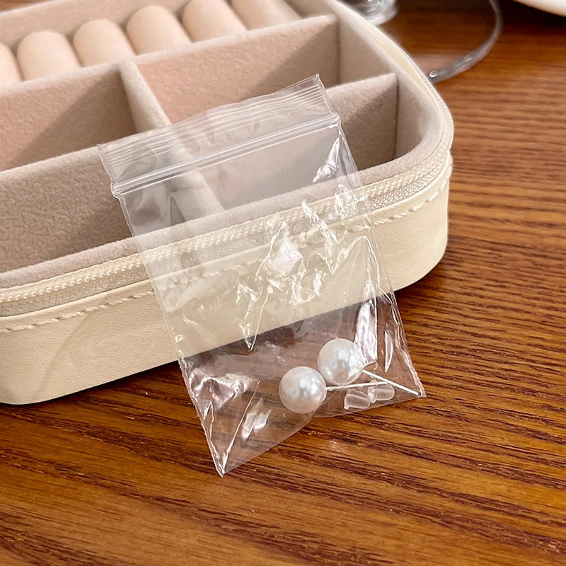 Elegante Perlenohrringe aus S925 Silber für Frauen und Mädchen