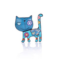 Jazzy Cat Emaille Brosche Stifte