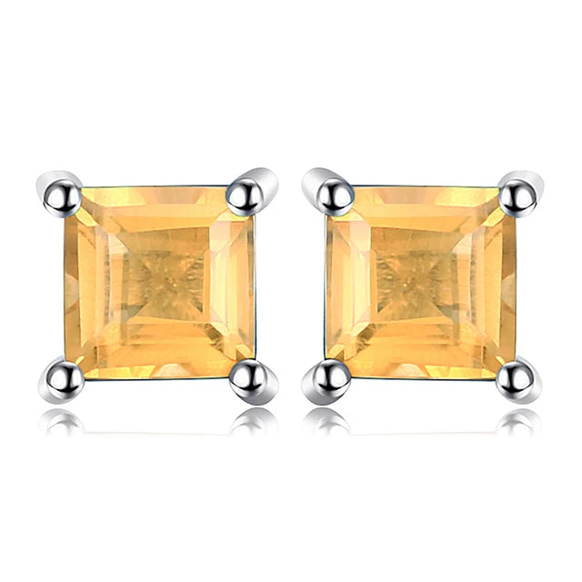 Edelsteinohrringe Smaragd Rubin | Silberohrringe Topas Saphir