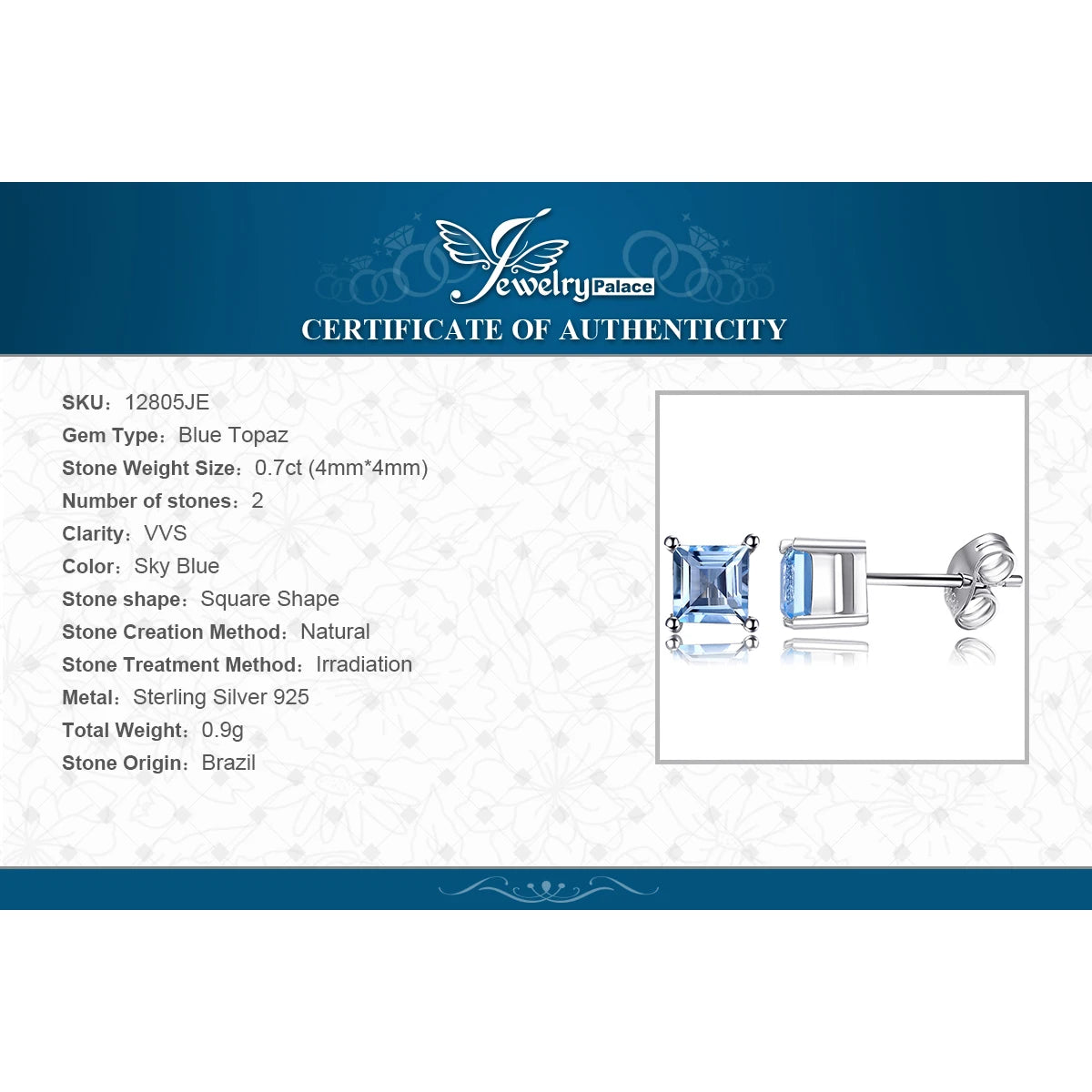 Edelsteinohrringe Smaragd Rubin | Silberohrringe Topas Saphir