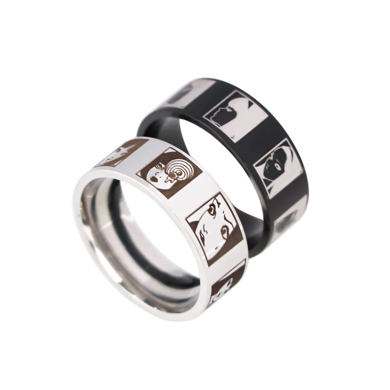 Anime Schmuck aus Edelstahl | Herrenringe und Accessoires - Damen Fingerringe