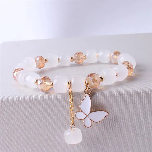 Böhmisches buntes Perlenarmband