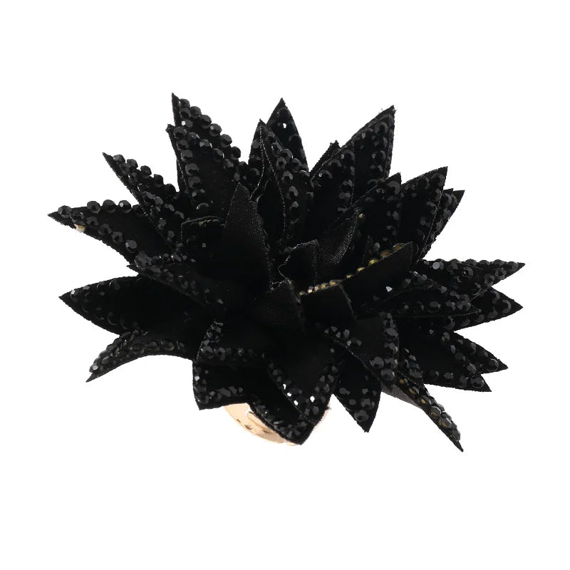 Bohemian Kristall Blumenring für Frauen, offener Finger, Anillos Strandparty Schmuckgeschenk