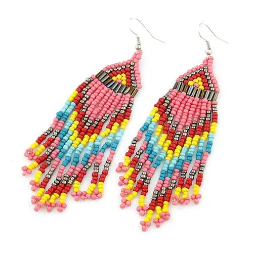 Boho Tassel Drop Earrings - Fashionable and Stylish