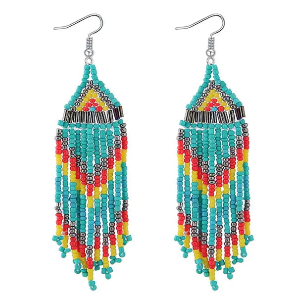 Boho Tassel Drop Earrings - Fashionable and Stylish