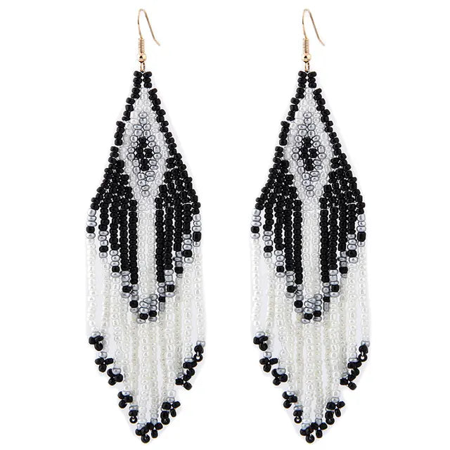 Boho Tassel Drop Earrings - Fashionable and Stylish