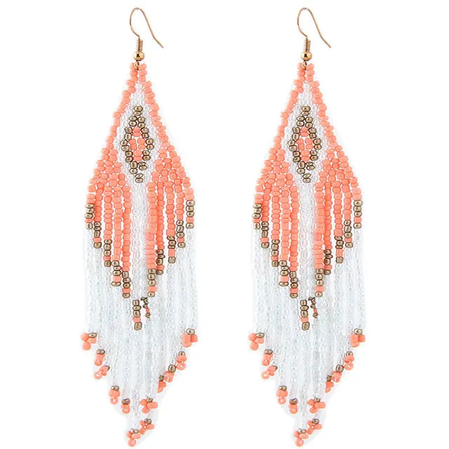 Boho Tassel Drop Earrings - Fashionable and Stylish