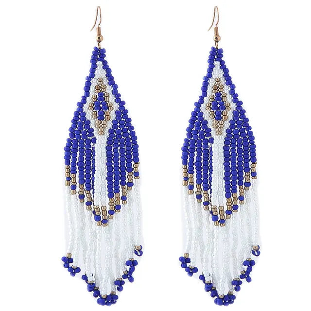 Boho Tassel Drop Earrings - Fashionable and Stylish