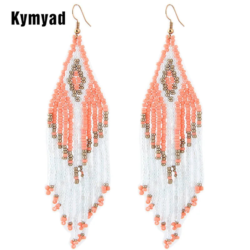 Boho Tassel Drop Earrings - Fashionable and Stylish