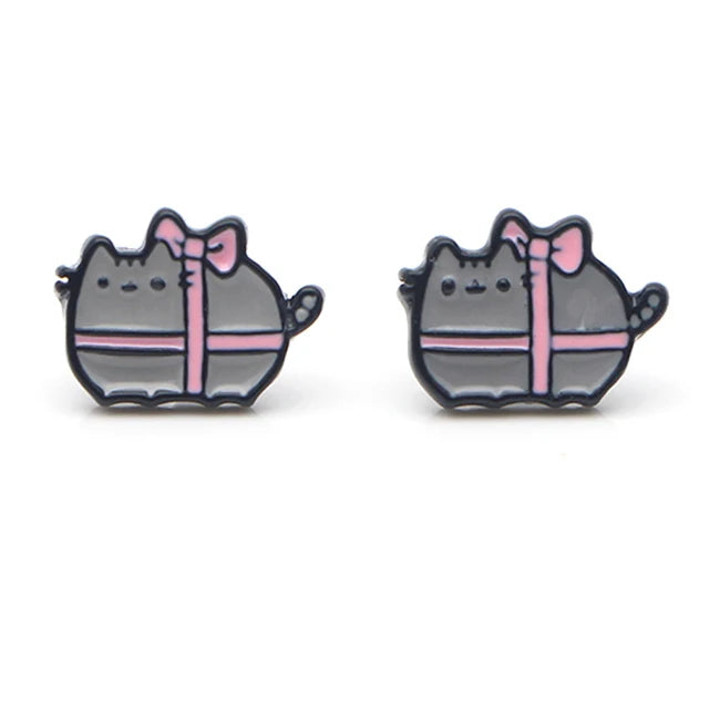 Niedliche Kunst Emaille Ohrringe für Frauen Cartoon Anime Ohrringe für Frauen Trend Schmuck Neue Heiße Großhandel