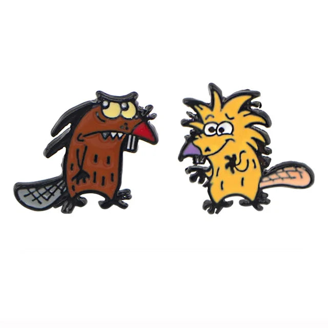 Niedliche Kunst Emaille Ohrringe für Frauen Cartoon Anime Ohrringe für Frauen Trend Schmuck Neue Heiße Großhandel