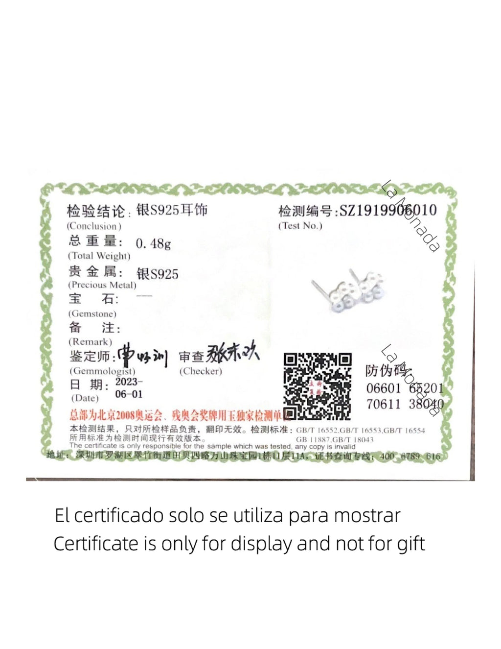 Perlenohrstecker aus Sterlingsilber | Blumenohrstecker aus 925er Sterlingsilber