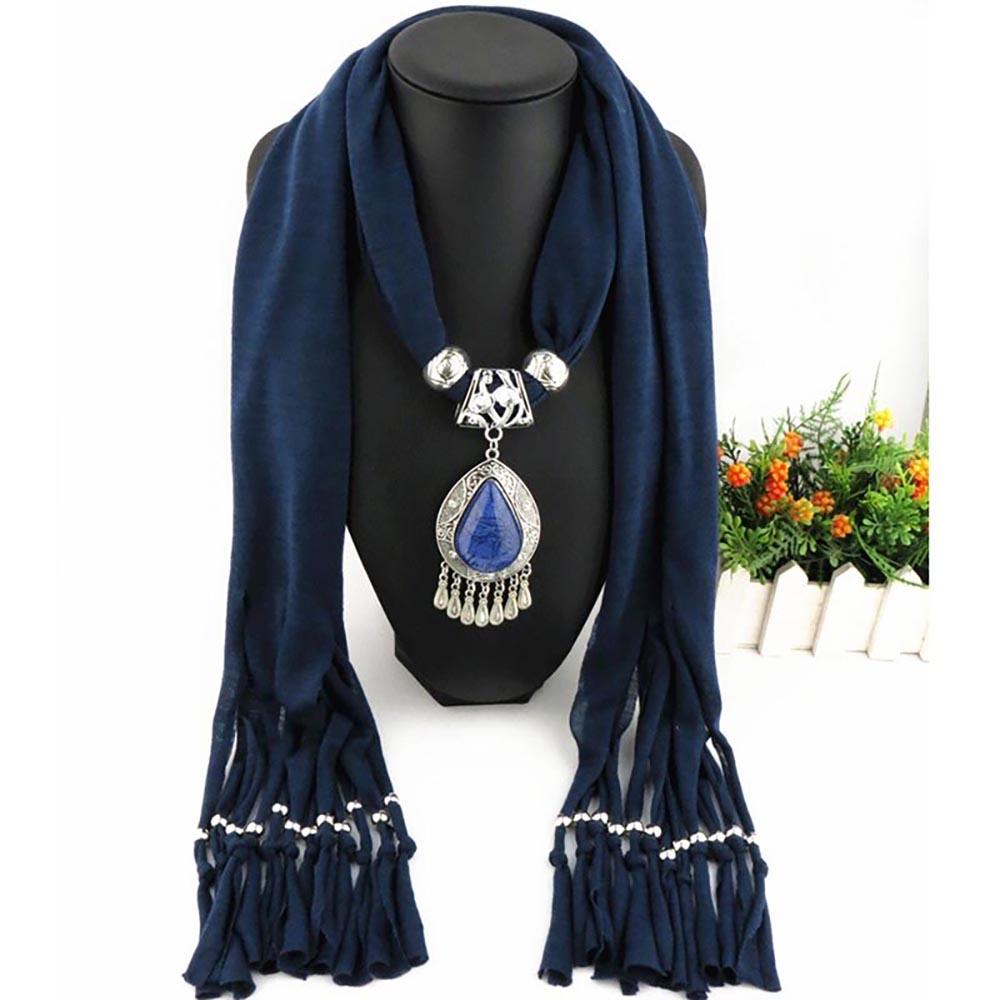 Luxuriöser Sommer Chiffon Schal Mit Wasservertreibanhänger Und Quasten