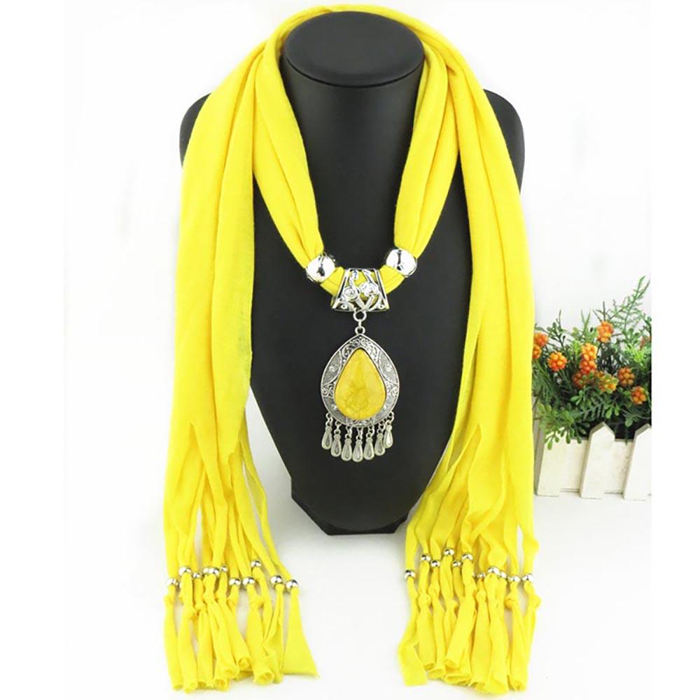 Luxuriöser Sommer Chiffon Schal Mit Wasservertreibanhänger Und Quasten